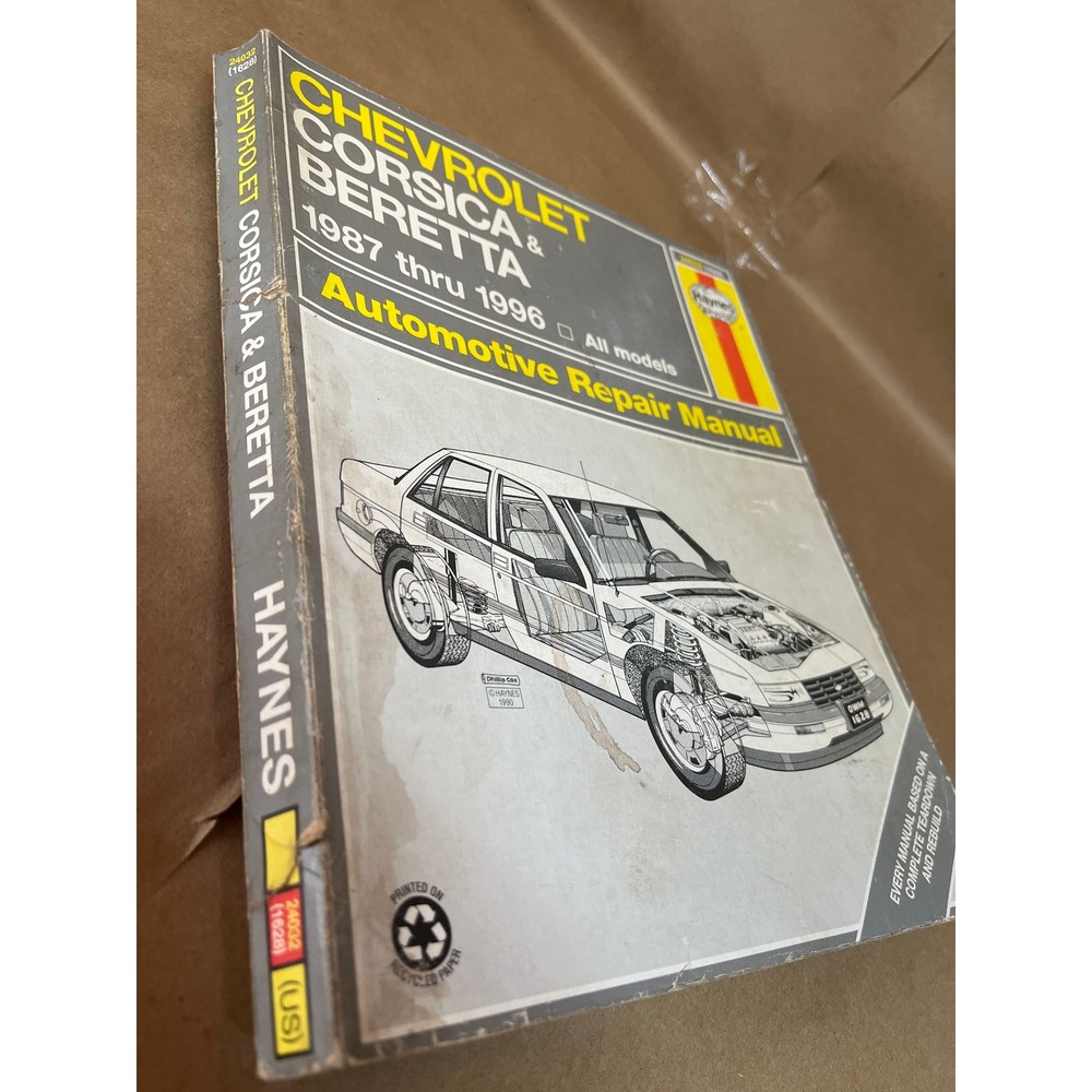 Haynes Chevrolet Corsica Beretta 1987-1996 Automotive Repair Manual‎ Book